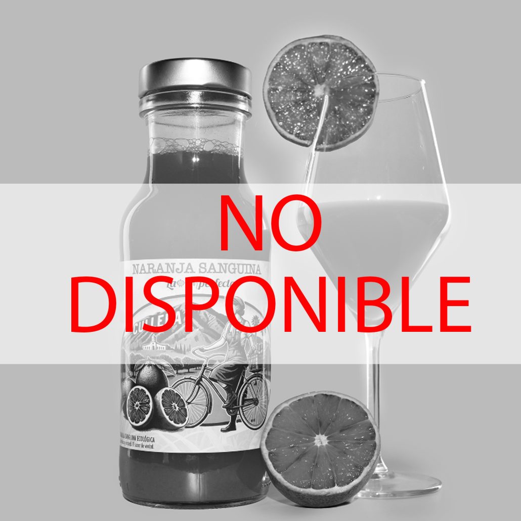 Zumo de naranja sanguina ecológico con copa NO DISPONIBLE